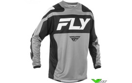 Fly Racing F-16 2025 Cross shirt - Grijs / Zwart / Wit