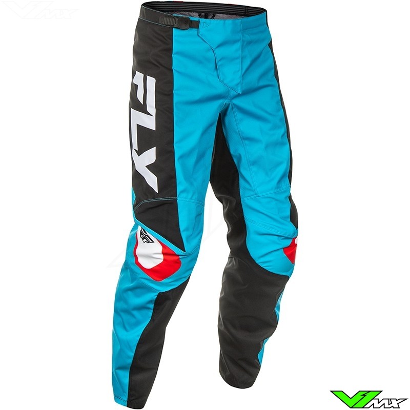 Fly Racing F-16 2025 Motocross Pants - Cyaan / Red