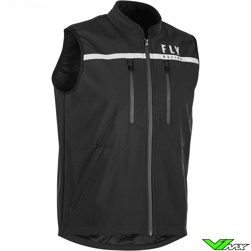 Fly Racing Patrol Body Warmer - Black