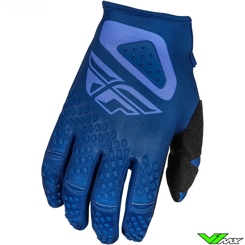 Fly Racing Kinetic Sym 2025 Motocross Gloves - Ultra Marine / Dark Blue