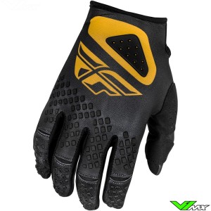 Fly Racing Kinetic Center 2025 Motocross Gloves - Black / Gold