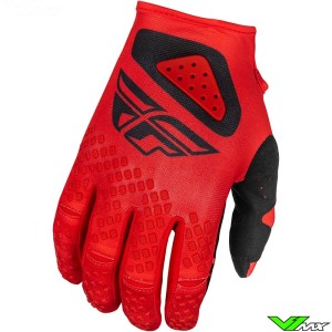 Fly Racing Kinetic Center 2025 Motocross Gloves - Red / Black