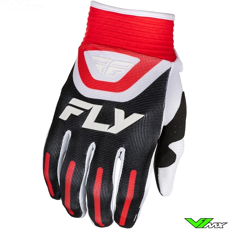 Fly Racing F-16 2025 Crosshandschoenen - Zwart / Rood / Wit