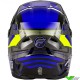 Fly Racing Kinetic Scorched Youth Motocross Helmet - Blue / Fluo Yellow