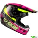 Fly Racing Kinetic Scorched Kinder Crosshelm - Neon Roze / Fluo Geel