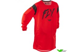 Fly Racing Kinetic Stoke 2025 Kinder Cross shirt - Rood