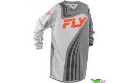 Fly Racing F-16 2025 Kinder Cross shirt - Grijs / Oranje