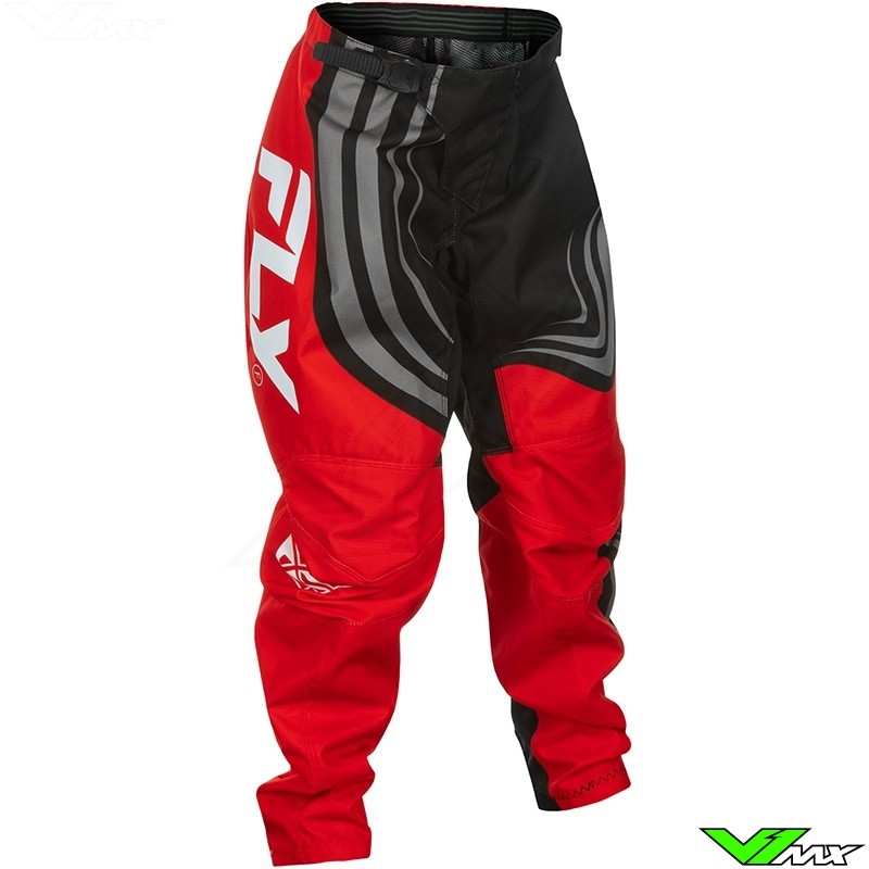 Fly Racing F-16 2025 Kinder Crossbroek - Rood