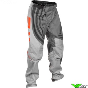 Fly Racing F-16 2025 Youth Motocross Pants - Grey / Orange