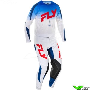 Fly Racing Evolution DTS 2025 Crosspak - Blauw / Wit / Rood