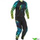 Fly Racing Evolution DTS Zen SE 2025 Motocross Gear Combo - Black / Blue / Fluo Yellow