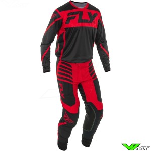 Fly Racing Lite 2025 Crosspak - Rood / Zwart