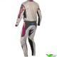 Fly Racing Lite Vice SE 2025 Motocross Gear Combo - Grey / Pink / Coral