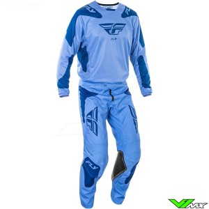 Fly Racing Kinetic Sym 2025 Motocross Gear Combo - Ultra Marine / Dark Blue