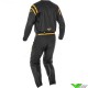 Fly Racing Kinetic Center 2025 Motocross Gear Combo - Black / Gold