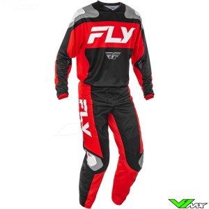 Fly Racing F-16 2025 Crosspak - Zwart / Rood