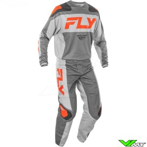 Fly Racing F-16 2025 Crosspak - Grijs / Oranje