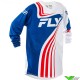 Fly Racing F-16 2025 Youth Motocross Gear Combo - Blue / Red / White