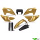 UFO Plastic Kit Gold - Husqvarna FE250 FE350 FE450 FE501 TE150 TE250 TE300