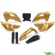 UFO Plastic Kit Gold - Husqvarna FC250 FC350 FC450 FX350 FX450 TC125 TC250 TX300