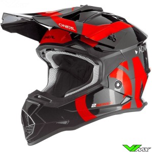 Oneal 2 Series Youth Slick Motocross Helmet - Orange / Red (M, 51-52cm)