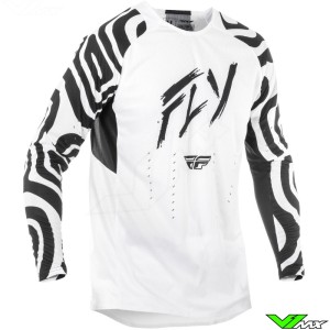 Fly Racing Evolution DTS Abyss LE 2025 Cross shirt - Wit / Zwart