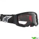 Alpinestars Supertech Corp Crossbril - Zwart / Grijs / Heldere lens