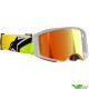 Alpinestars Supertech Corp Crossbril - Fluo Geel / Grijs / Rood Spiegellens