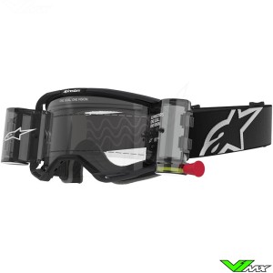 Alpinestars Vision 8 Corp Motocross Goggles with Roll-off - Black