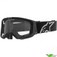 Alpinestars Vision 8 Corp Crossbril - Zwart / Heldere lens