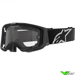 Alpinestars Vision 8 Corp Crossbril - Zwart / Dubbele lens