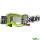 Alpinestars Vision 8 Wordmark Crossbril met Roll-off - Wit / Fluo Geel