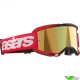 Alpinestars Vision 5 Blaze Crossbril - Rood / Goud Spiegellens