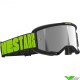 Alpinestars Vision 5 Hollow Crossbril - Charcoal / Fluo Geel / Zilver spiegellens