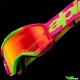 Alpinestars Vision 5 Wordmark Crossbril - Roze / Fluo Geel / Rood Spiegellens