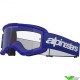 Alpinestars Vision 3 Wordmark Motocross Goggle - Blue / Clear Lens