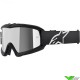 Alpinestars Vision Youth Corp Motocross Goggle - Black / Silver Mirror Lens