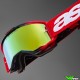 Alpinestars Vision 5 Blaze Crossbril - Rood / Goud Spiegellens