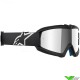 Alpinestars Vision Youth Corp Kinder Crossbril - Zwart / Zilver spiegellens