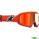 Alpinestars Vision Youth Corp Kinder Crossbril - Oranje / Rood Spiegellens