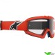 Alpinestars Vision Youth Corp Kinder Crossbril - Oranje / Heldere lens