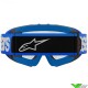 Alpinestars Vision Youth Blaze Kinder Crossbril - Blauw / Heldere lens