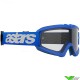 Alpinestars Vision Youth Blaze Kinder Crossbril - Blauw / Heldere lens