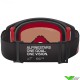 Alpinestars Supertech Corp Motocross Goggle - Black / Red / Silver Mirror Lens