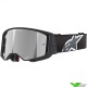 Alpinestars Supertech Corp Motocross Goggle - Black / Grey / Silver Mirror Lens