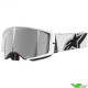 Alpinestars Supertech Corp Motocross Goggle - White / Silver Mirror Lens