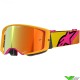 Alpinestars Supertech Corp Motocross Goggle - Yellow / Pink / Mirror Red Lens