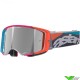 Alpinestars Supertech Stream Motocross Goggle - Grey / Multicolor / Silver Mirror Lens