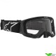 Alpinestars Vision 8 Corp Crossbril - Zwart / Heldere lens