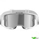 Alpinestars Vision 8 Corp Crossbril - Wit / Zilver spiegellens